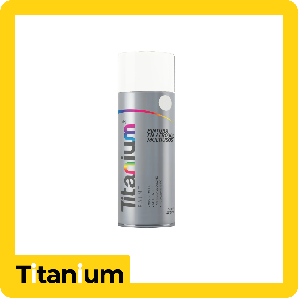 Aerosol titanium cromado super brillante 1400 400ml
