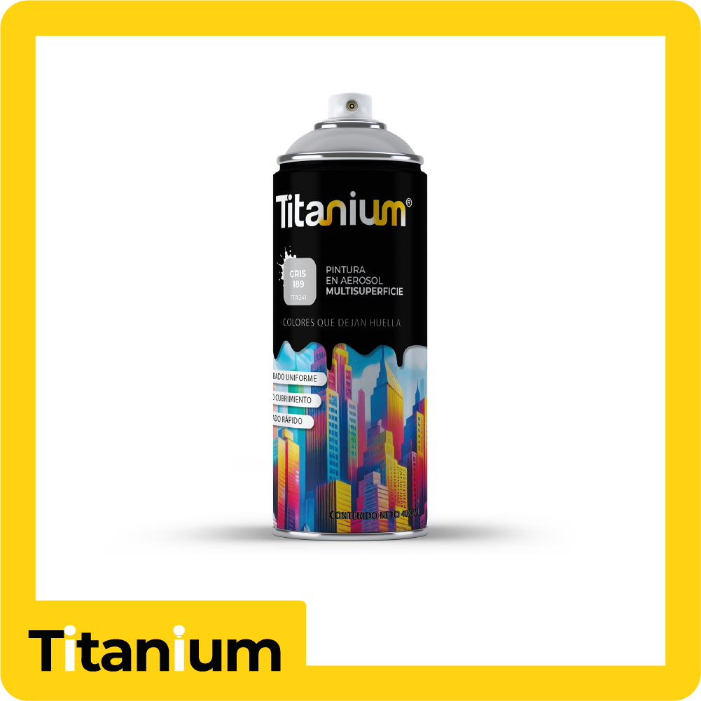 Aerosol titanium anticorrosivo gris 189 400ml