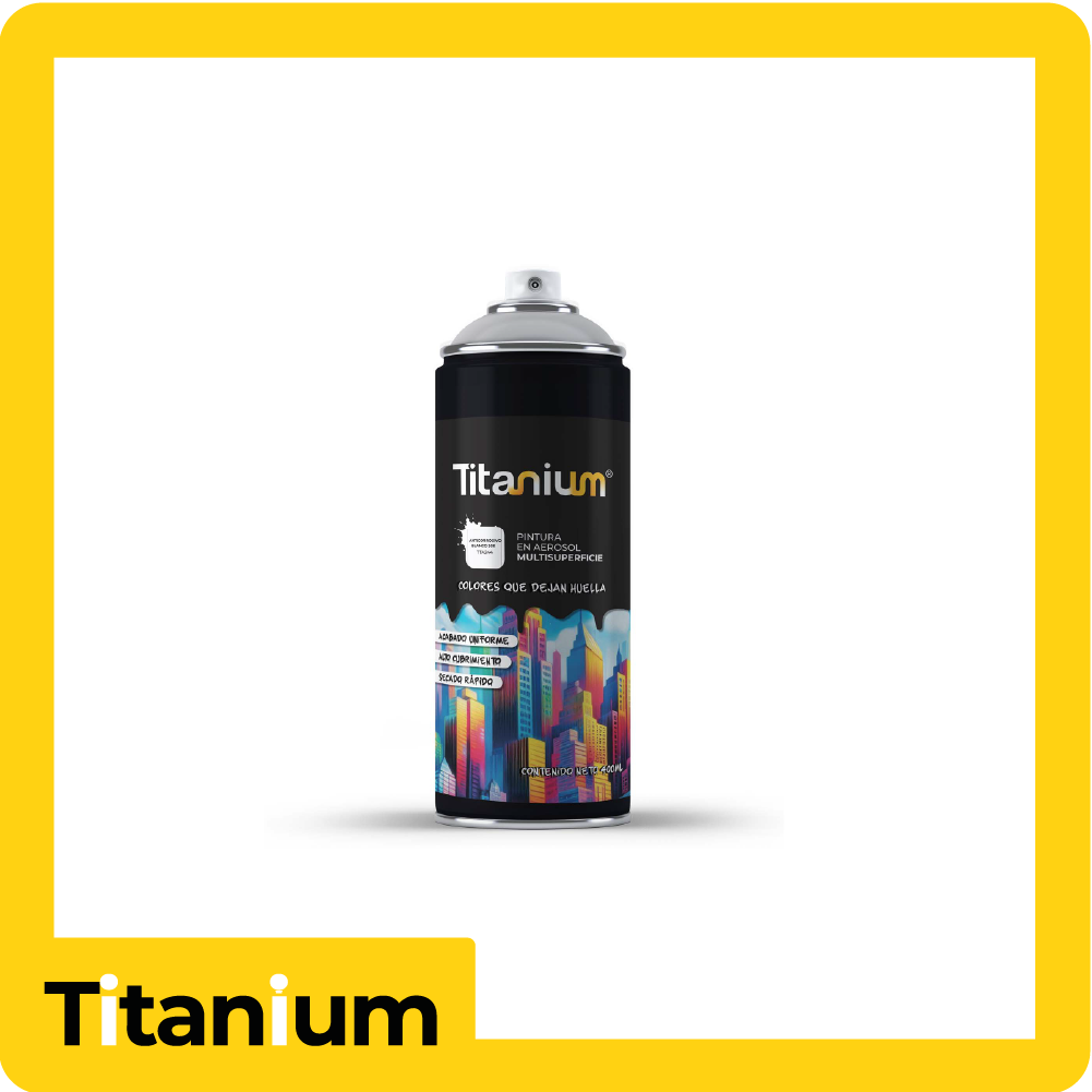 Aerosol titanium anticorrosivo blanco 200 400ml