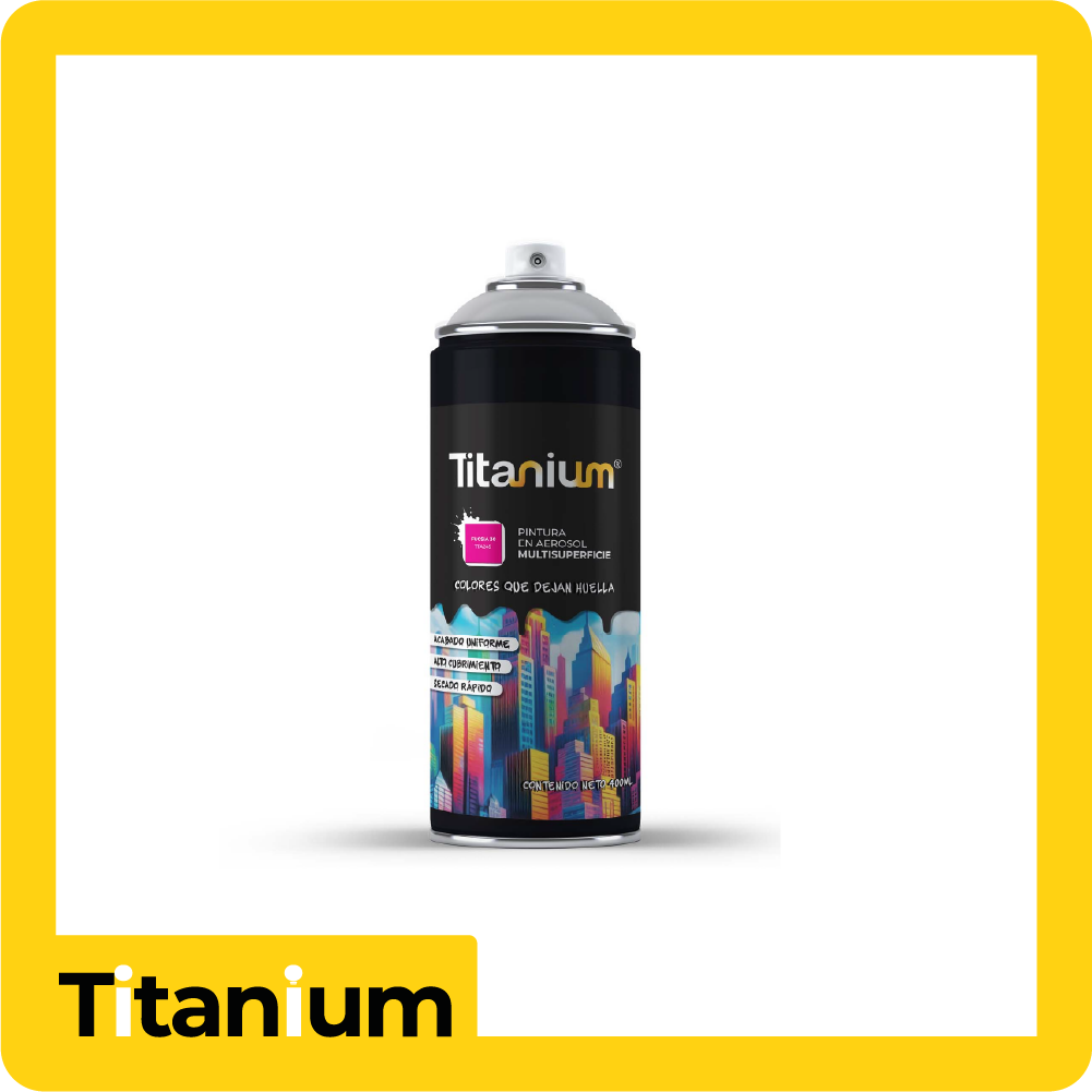 Aerosol titanium fucsia 30 400ml