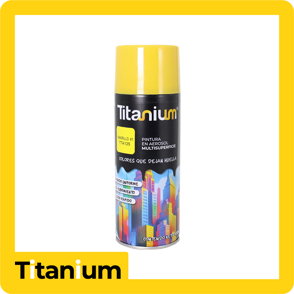 [TTA125] Aerosol titanium amarillo 41 400ml