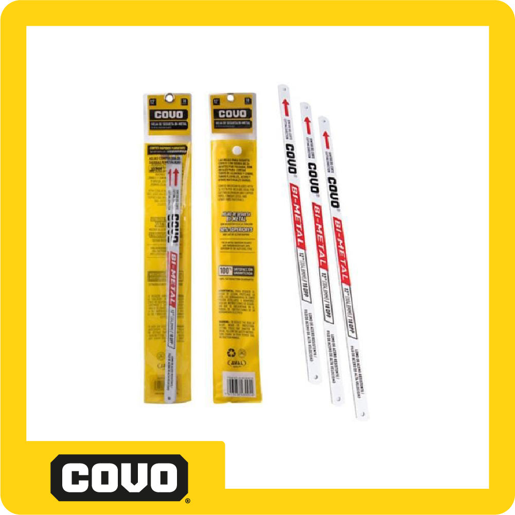 Hoja p/segueta 18 dientes x 10 unds