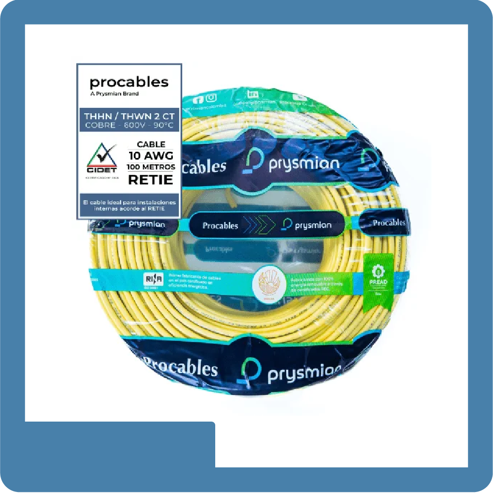 Cable thhn-2 tc 7h cu prc 12 am