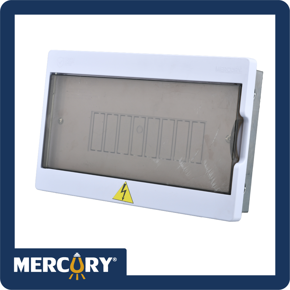 Tablero monofasico promax 8p tapa/puerta policarbonato