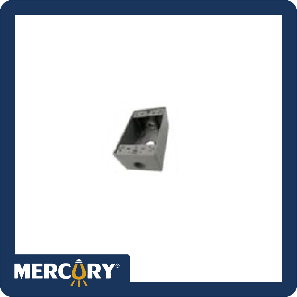 [EMT27] Caja 4x2 3 salidas retie 3/4" mercury promax