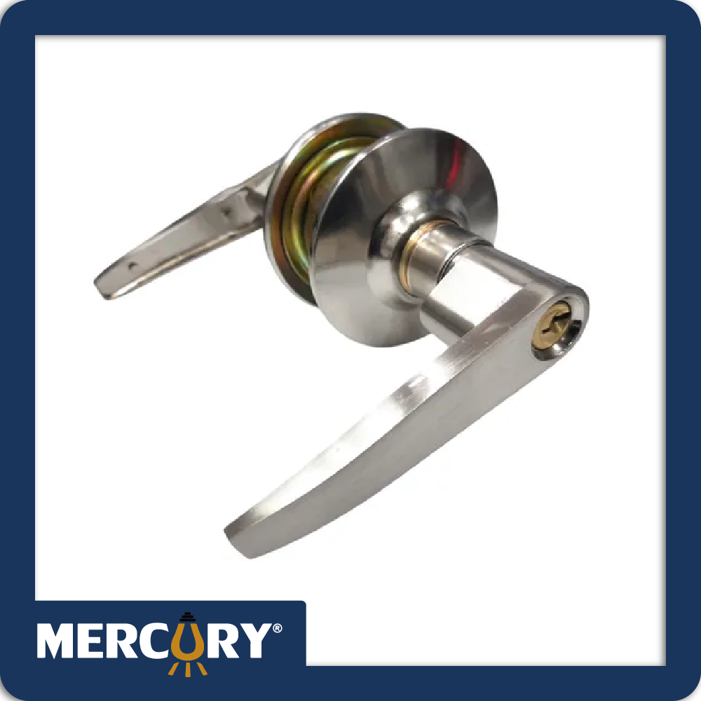 Chapa baño satin manija mercury cilindro bronce