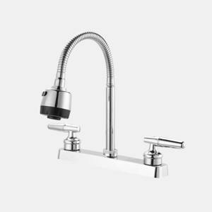 [VQALC003] Mezclador lavaplatos 8 cuello flexible/metalico manija/palanca