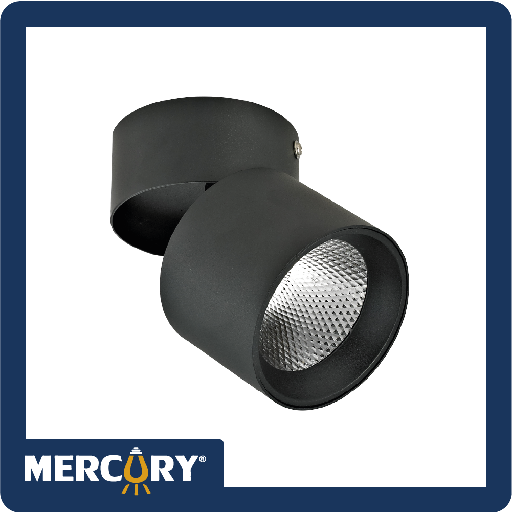[IDL148] Spot giratorio cilindrico led 20w 3000k c-negro