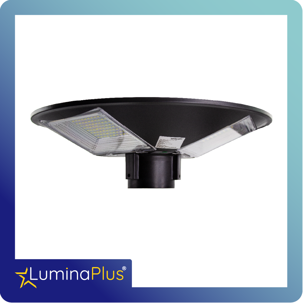 Luminaria solar trompo 200w c-control y sensor