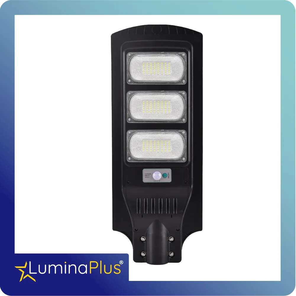 [LS120W] Luminaria solar led alumbrado publico 120w 6500k con sensor