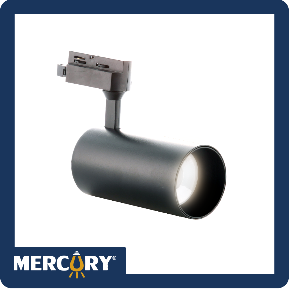 Spot led liso negro 20W 4100k Mercury