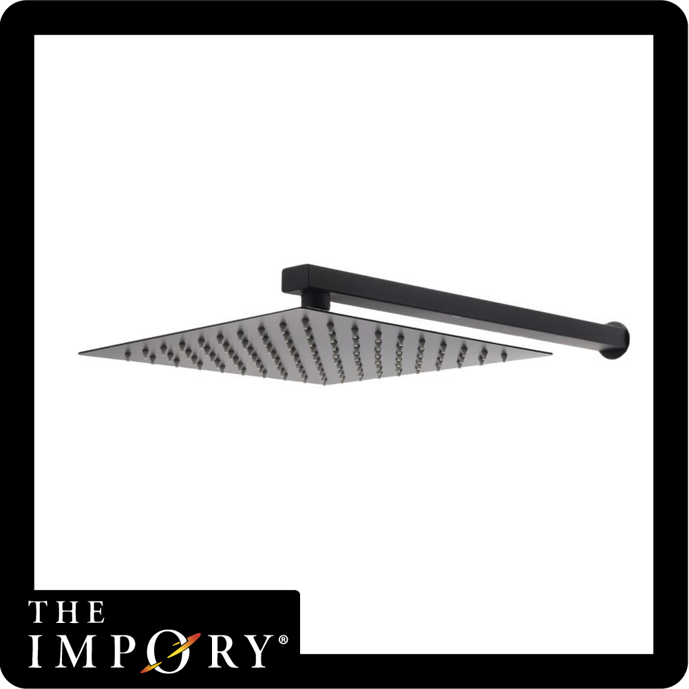 [IM-038] Combo ducha monocontrol cuadrada negra