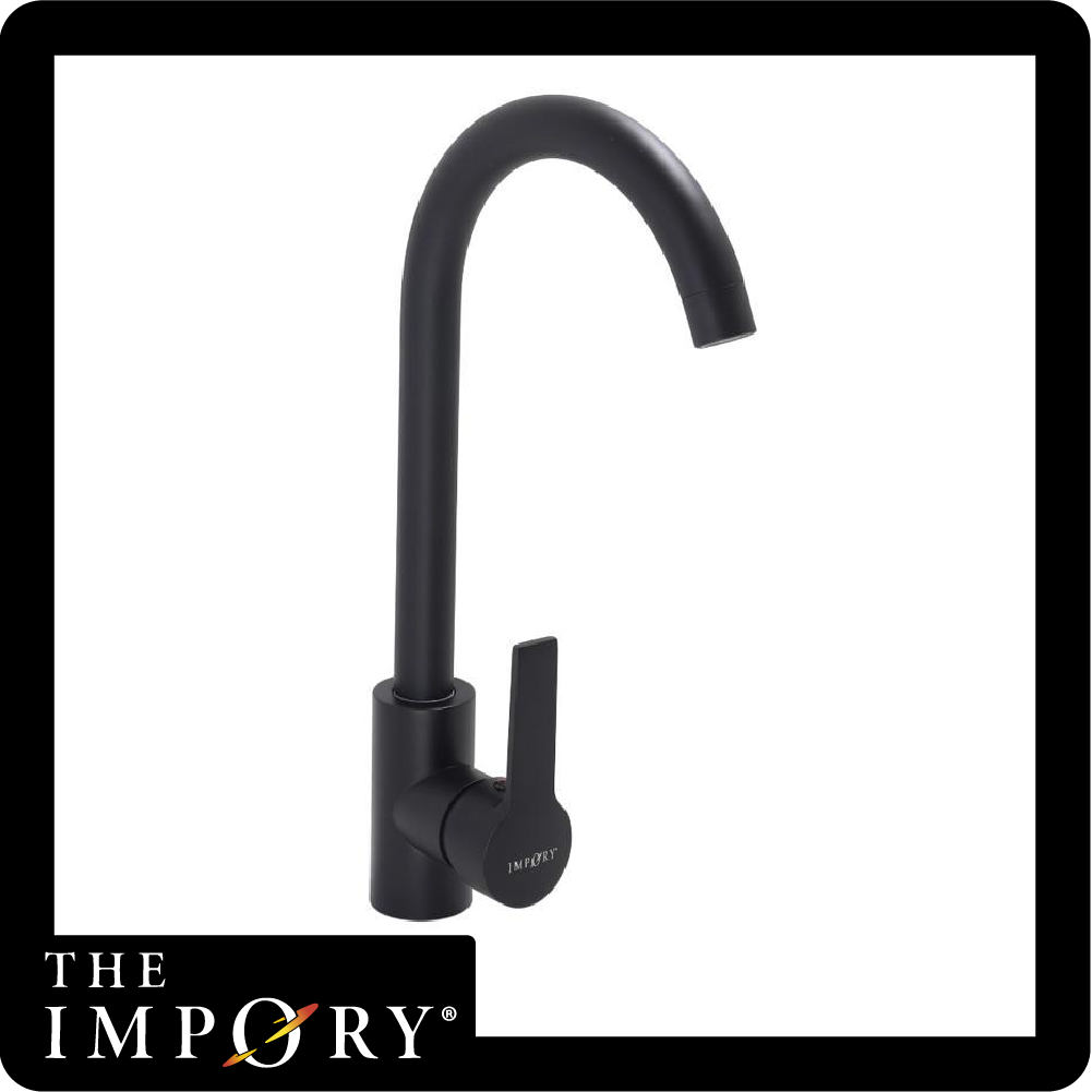 Llave monocontrol fija meson negra (JGA-22N)