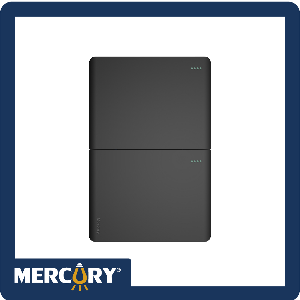 [ETI266] Interruptor doble conmutable mercury l/infinity black