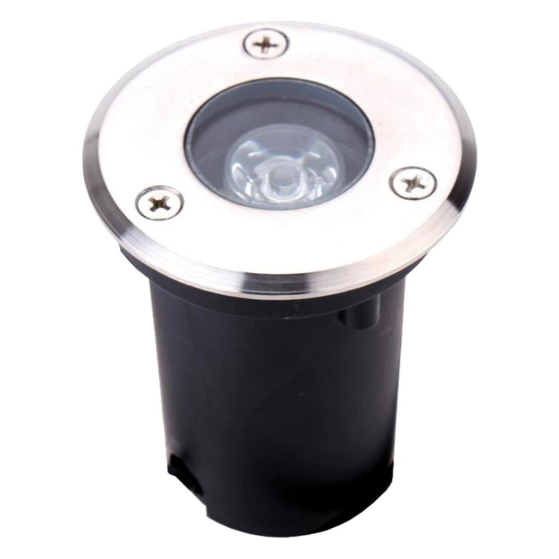[IPL222] Bala led piso mini 1w 3000k satin redonda