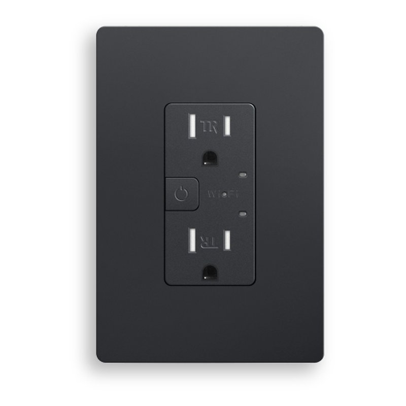 [TIC57] Toma doble smart home black/wifi gen2