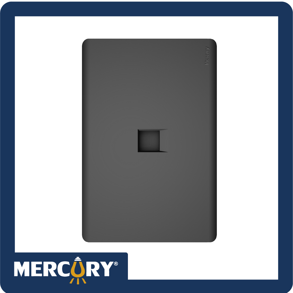 Toma rj45 pc mercury l/infinity black