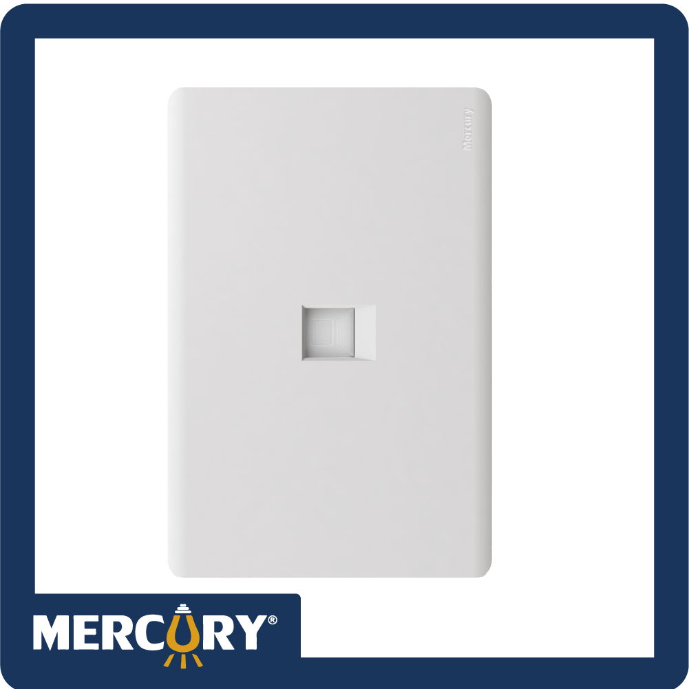 Toma rj45 pc mercury l/infinity white