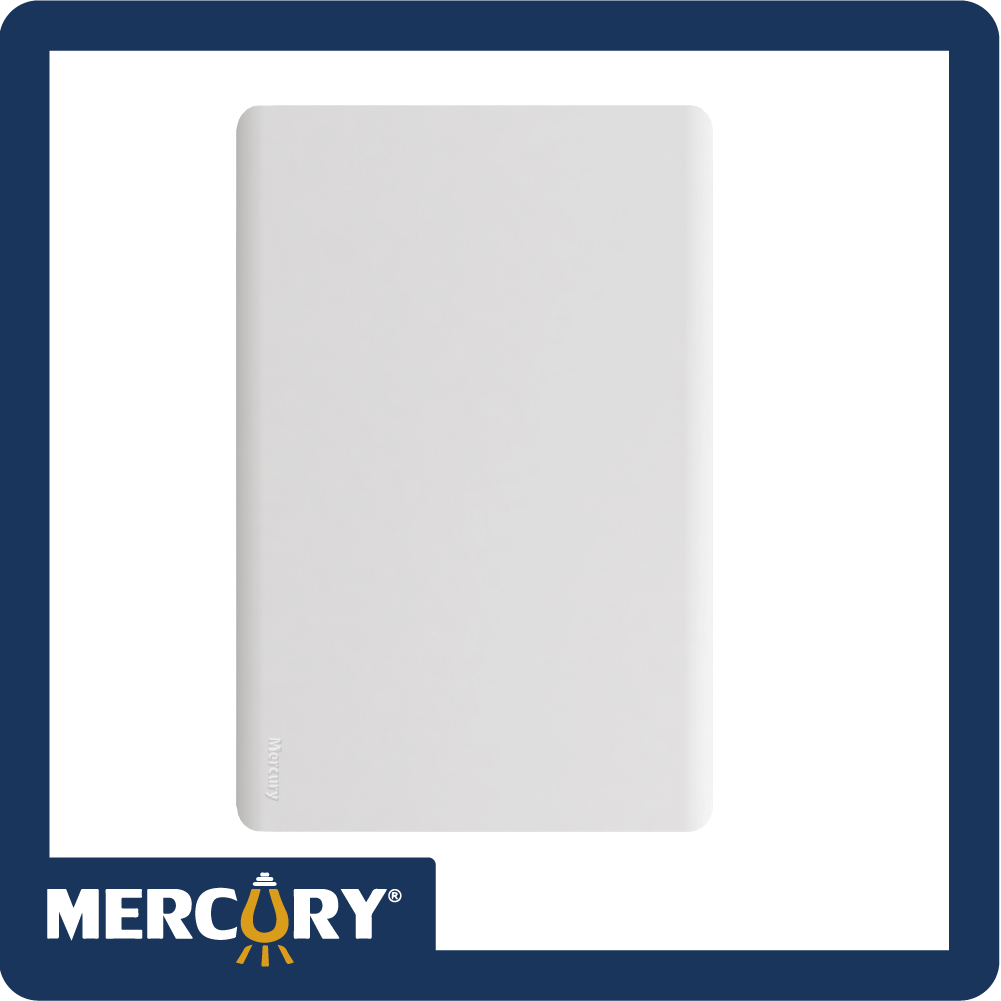 [ETI296] Placa ciega mercury l/infinity white