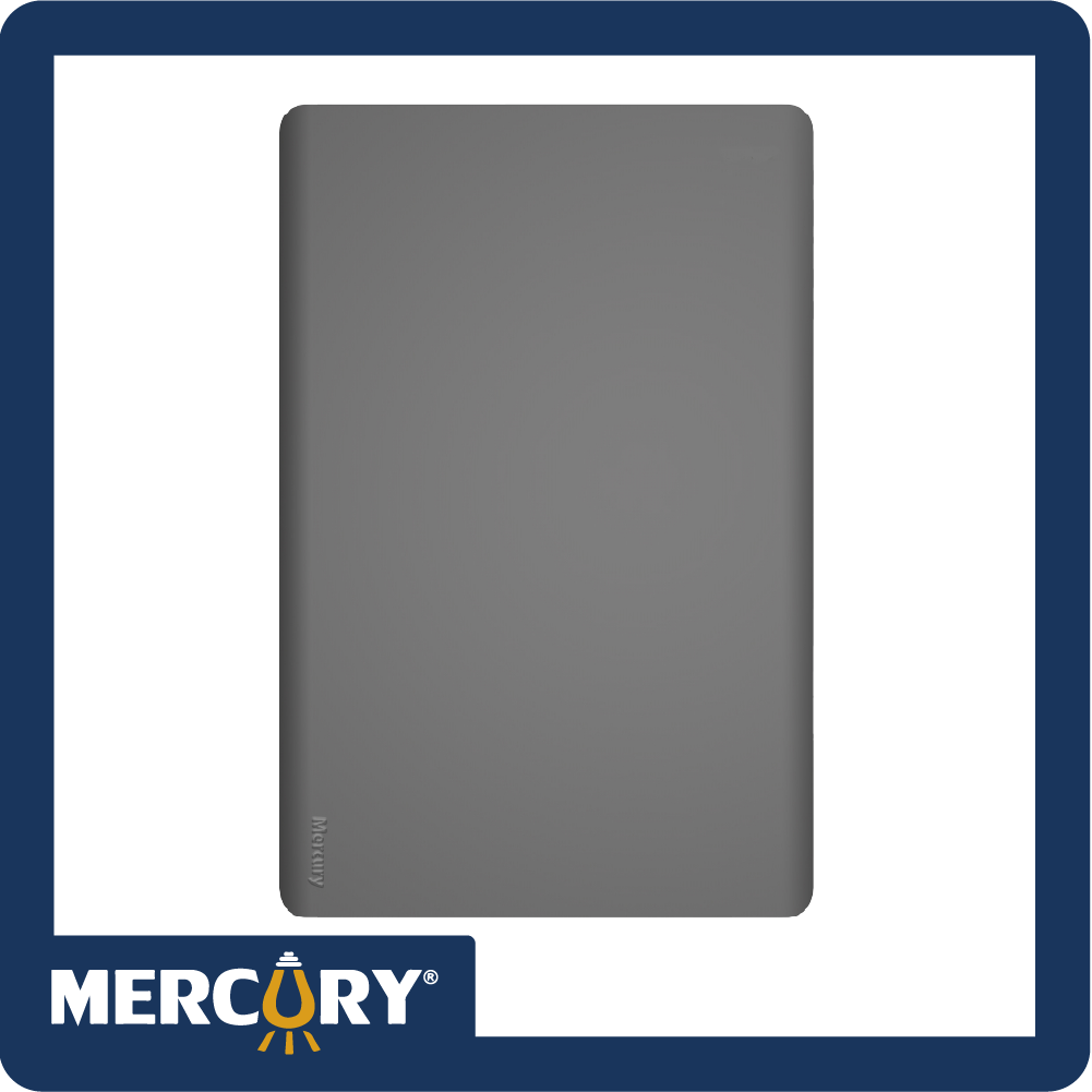 Placa ciega mercury l/infinity silver