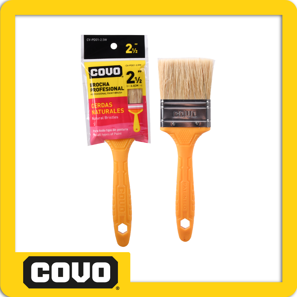 [CV-PD01-1W] Brocha 1 pulgada cerda blanca unidad