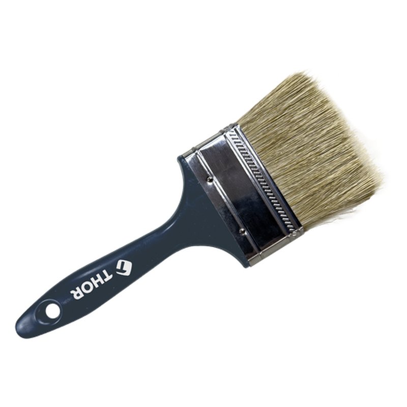 Brocha basic cerda mona 4" mango plastico thor