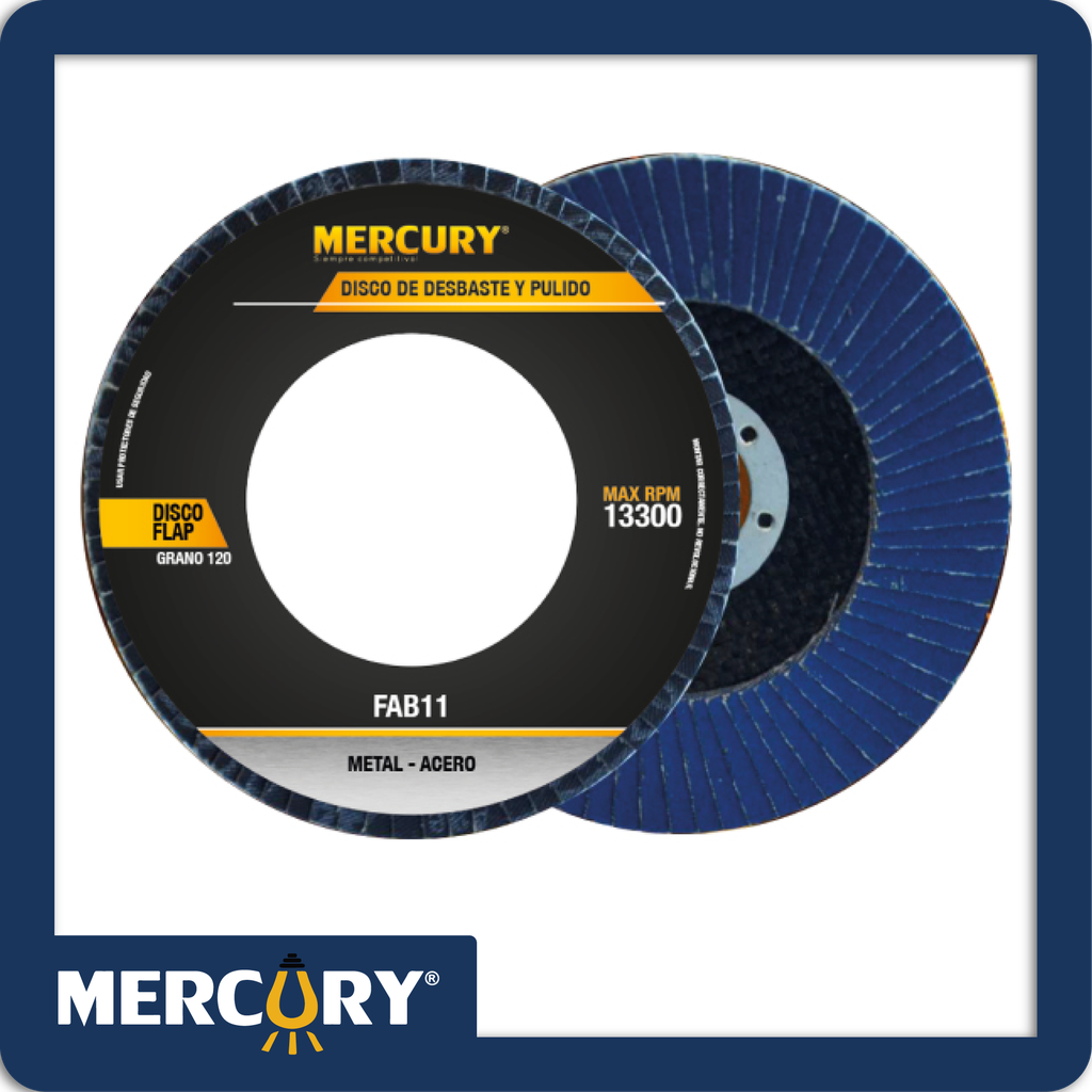 Disco flap grano 120 4-1/2" x 7/8" knox