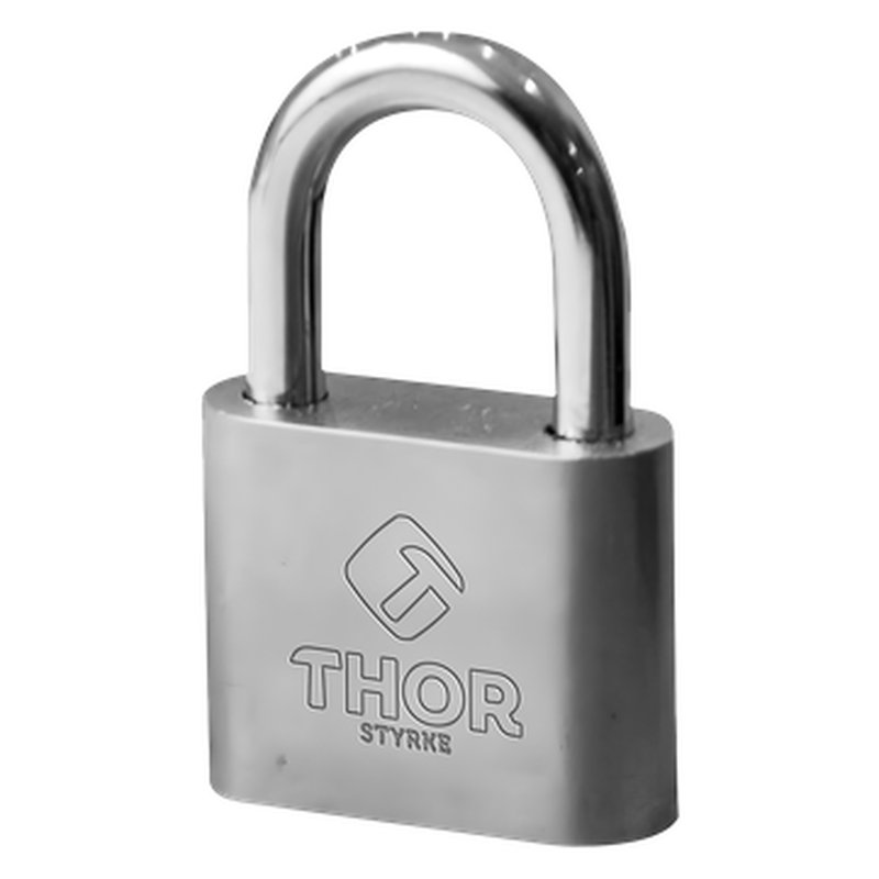 [THCAN302] Candado redondo hierro pulido satín 60mm Thor