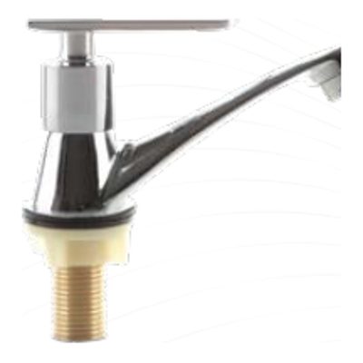 Llave sencilla lavamanos metalica cromo