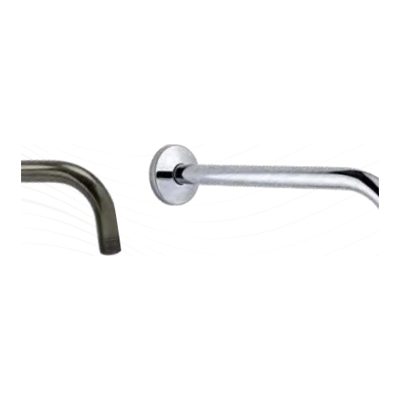 Tubo regadera 40cm cromo acero inoxidable