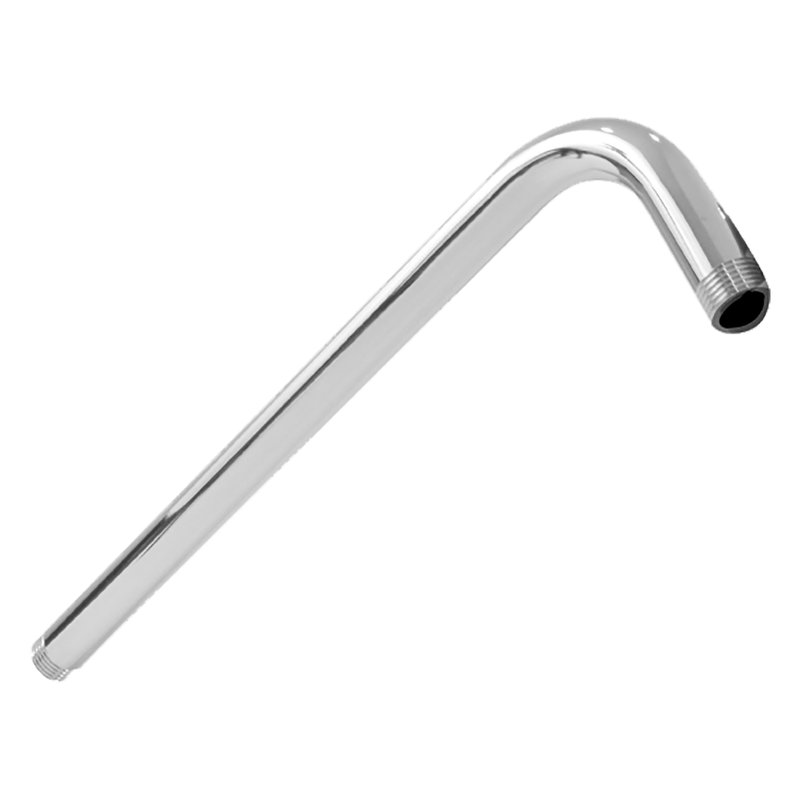 Tubo regadera 40cm cromo acero inoxidable