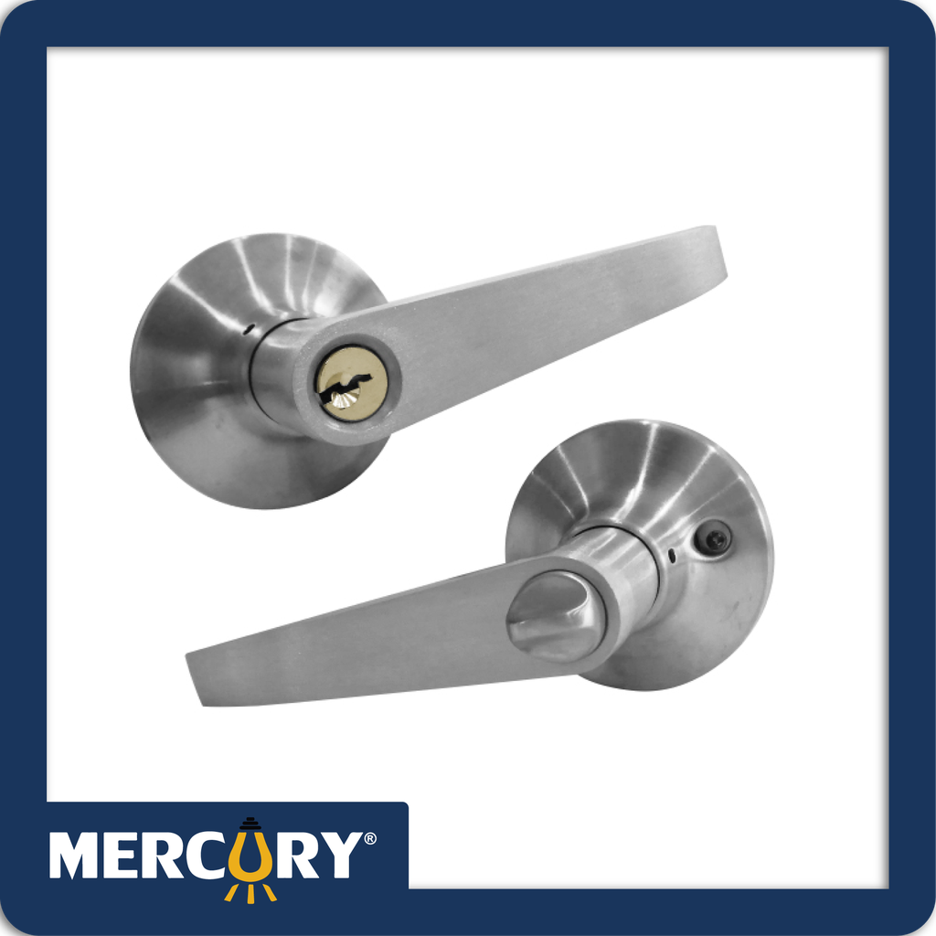 [THCHA110] Cerradura alcoba satin manija mercury cilindro en bronce thor