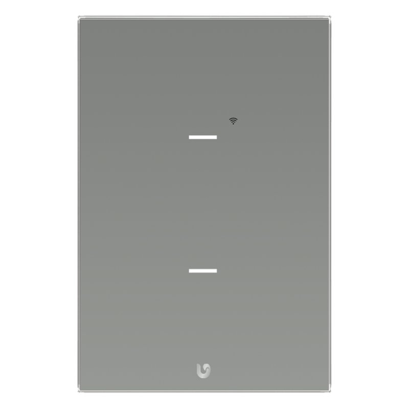 [TIC62] Interruptor doble smart home touch silver wifi gen 2