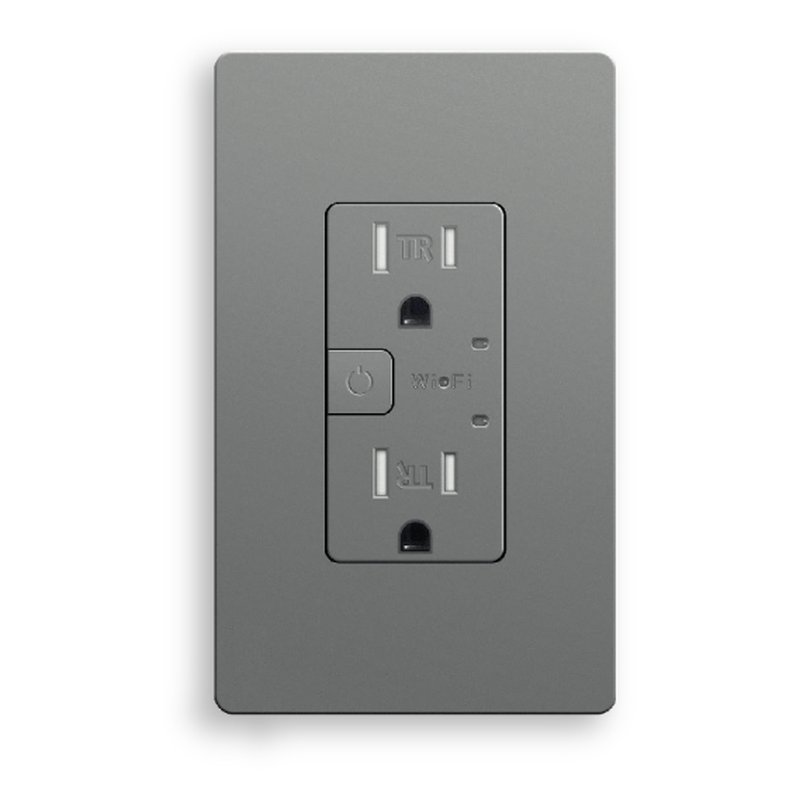 [TIC65] Toma doble smart home silver/wifi gen2