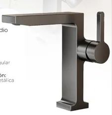 Lvm monocontrol medio solid vistula aluminio gris