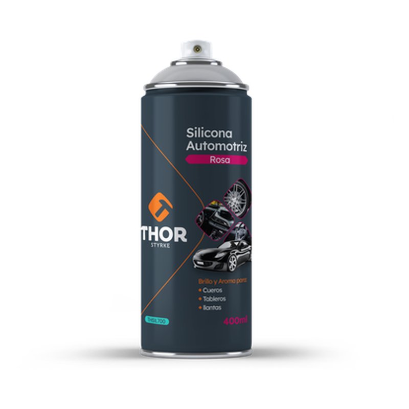 [THSIL700] Silicona en spray 400ml aroma rosa thor