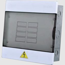 Tablero bimet bifasico promax 8p tapa/puerta plastica slim