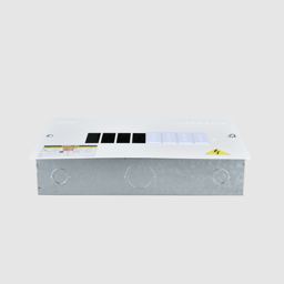 Tablero bimet trifasico promax 6p tapa/puerta metalica industrial