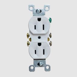 Toma doble americano ul blanco mercury-project