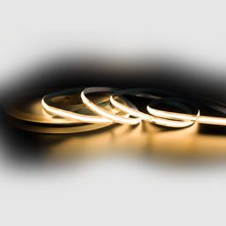 Cinta led cob ip20 240ld/m 120vac 3000k 10m/rollo c/adh 10cm/corte