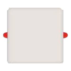 Panel led frameless 48w cuadrado 6500k incrustar