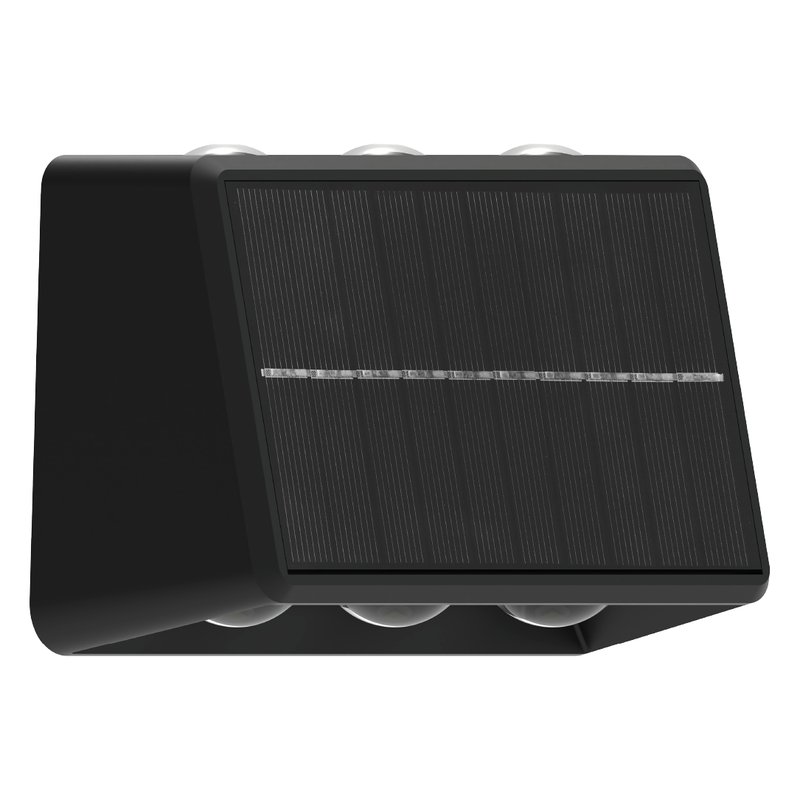 [ISL102] Aplique up/down led solar 6l cct/rgb 12 tonos mercury
