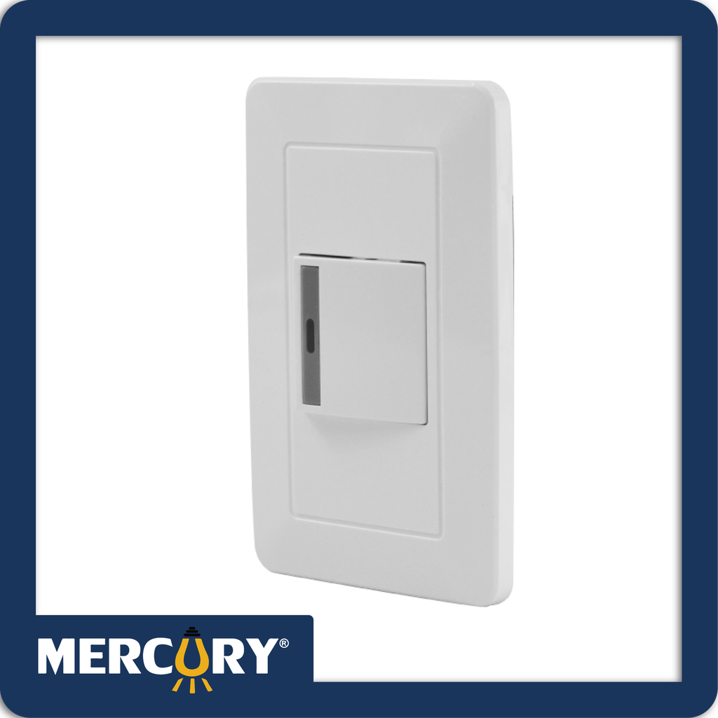 Interruptor sencillo conmutable mercury blanco 118z-01