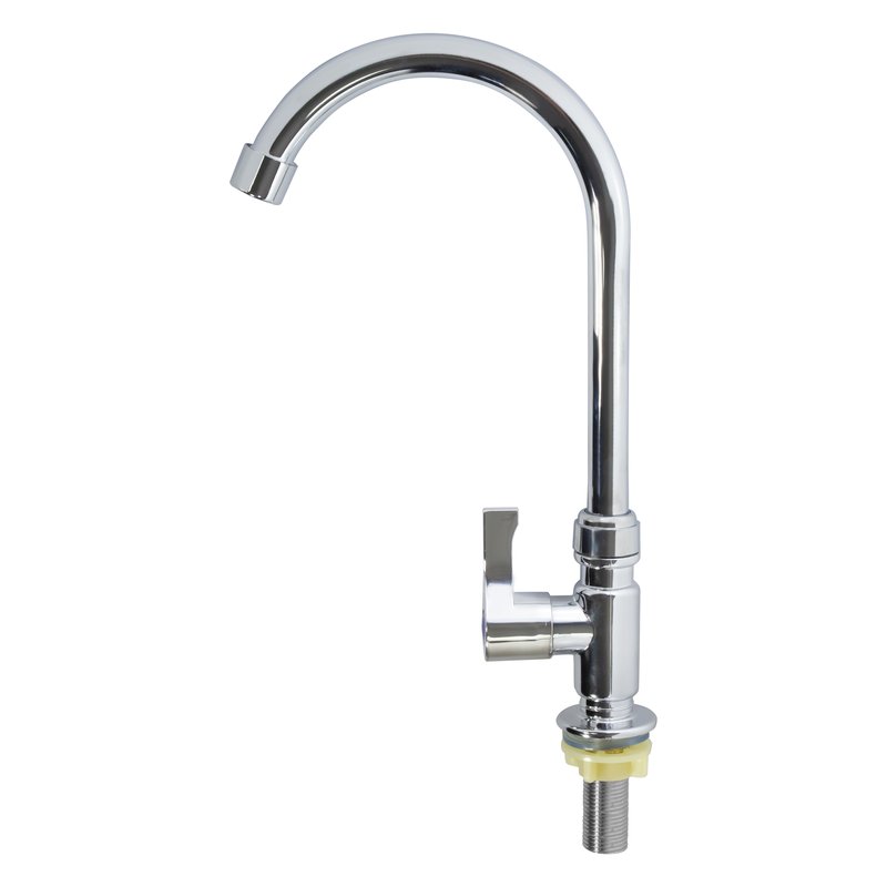 [VQALF002] Llave lavaplatos plast agua fria meson cromo