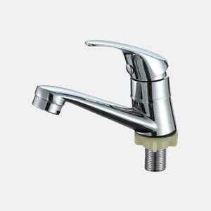 Llave sencilla lavamanos moderna met cromo