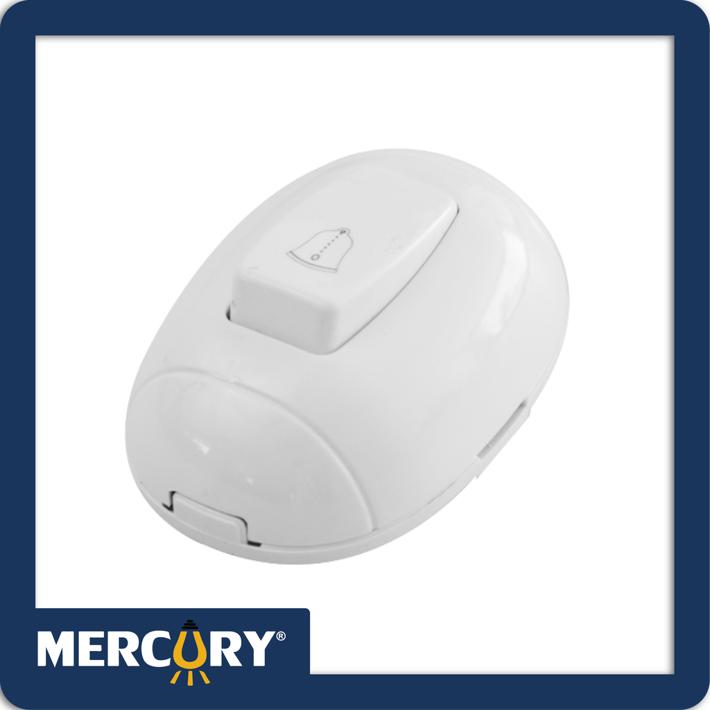 [ETI02] Pulsador sobreponer blanco t-gladia mercury