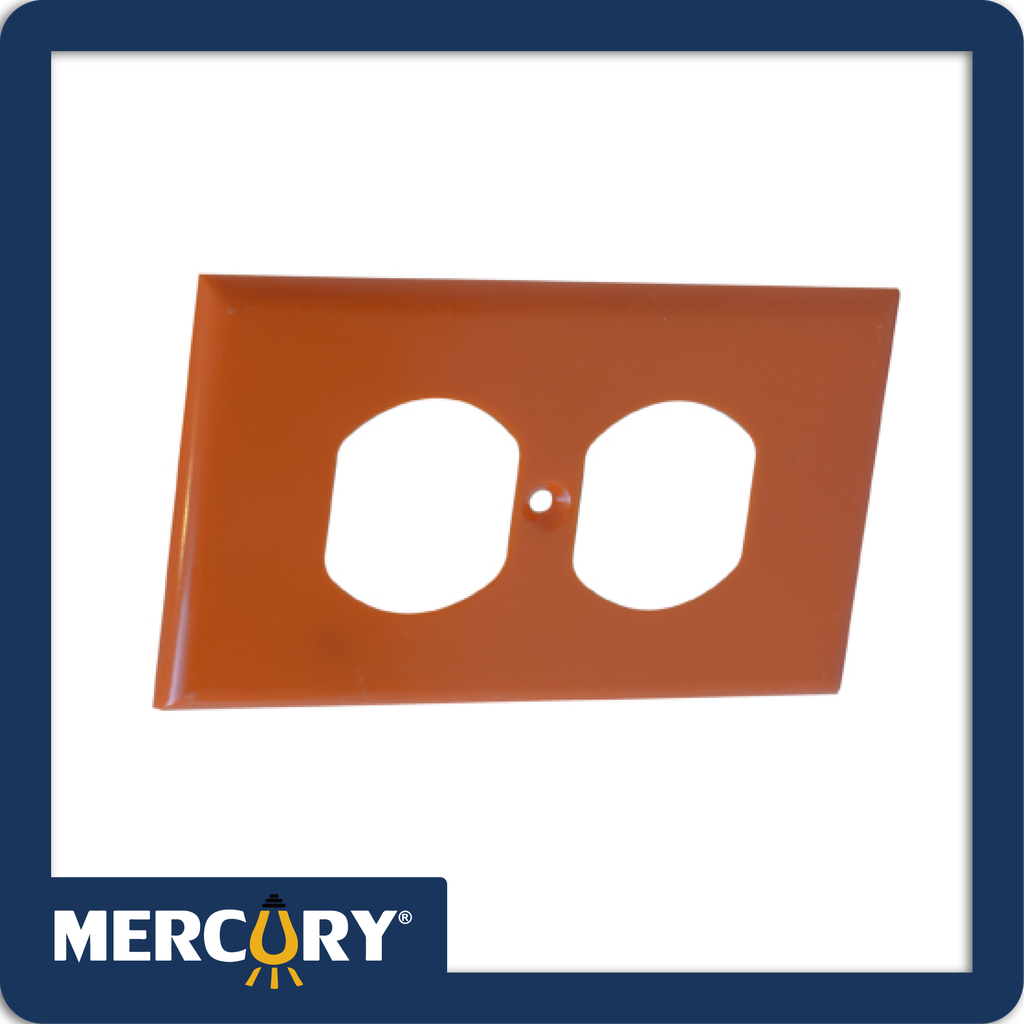 [ETI07] Tapa p/toma leviton naranja