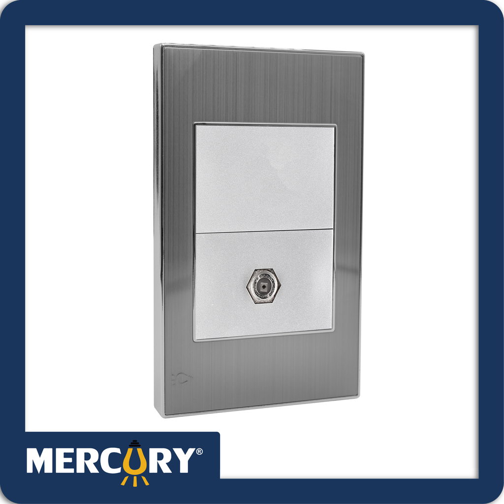 Toma coaxial mercury stainless