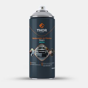 Restaurador de plastico negro 450ml thor