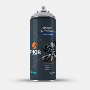Silicona en spray 400ml aroma auto nuevo thor